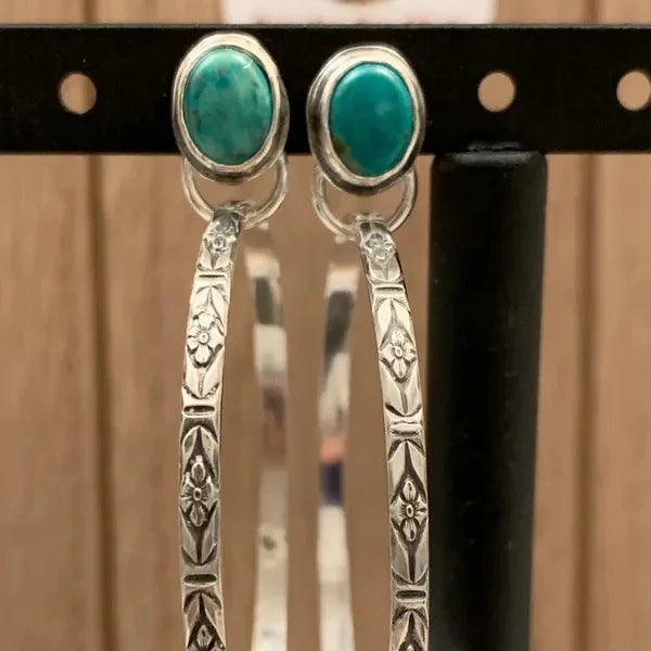 Pendientes Boho Vintage en Ónix