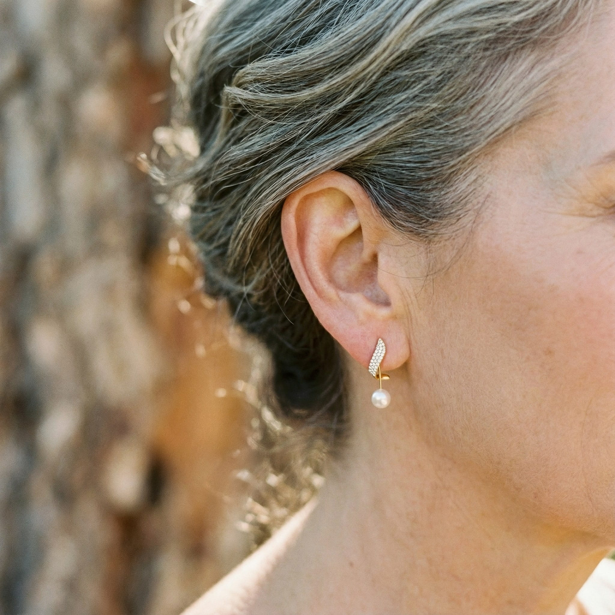 Pendientes de Oro con Perlas