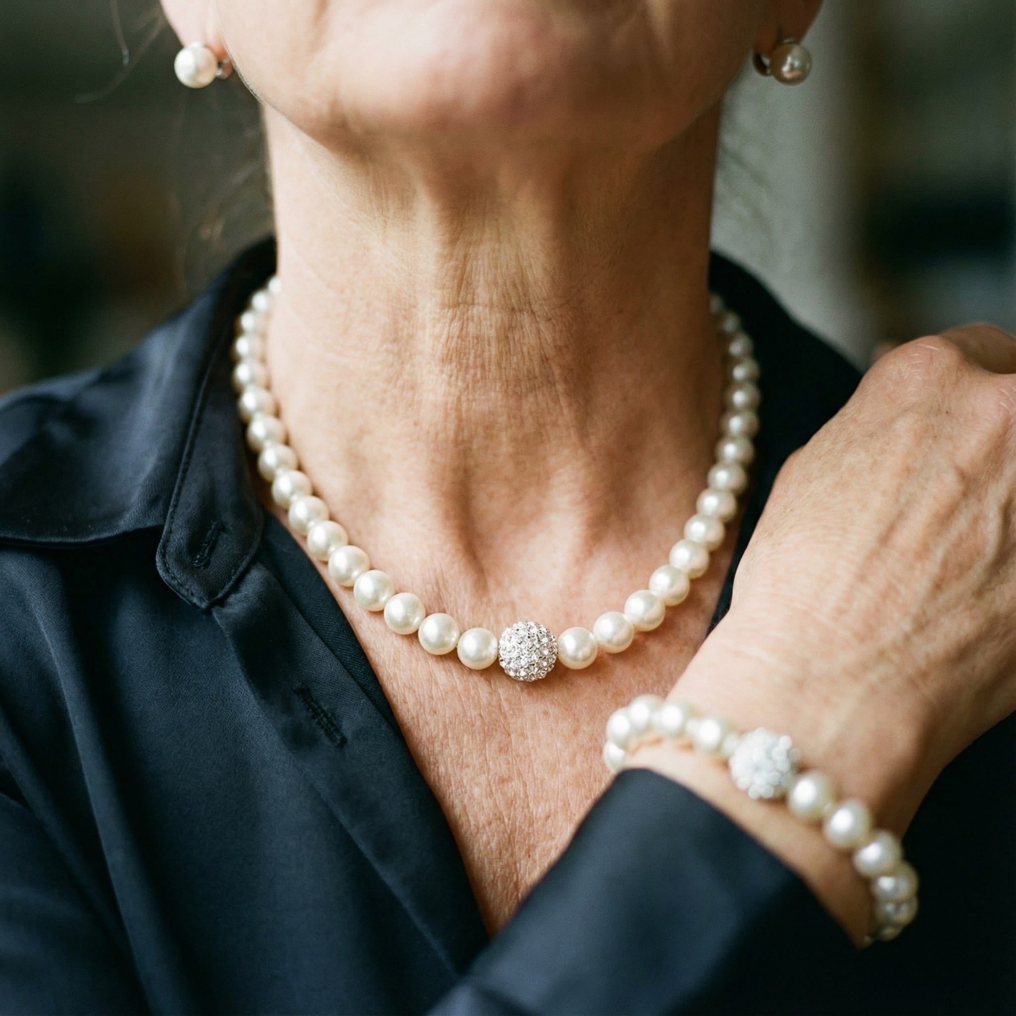 Conjunto Elegante de Perlas