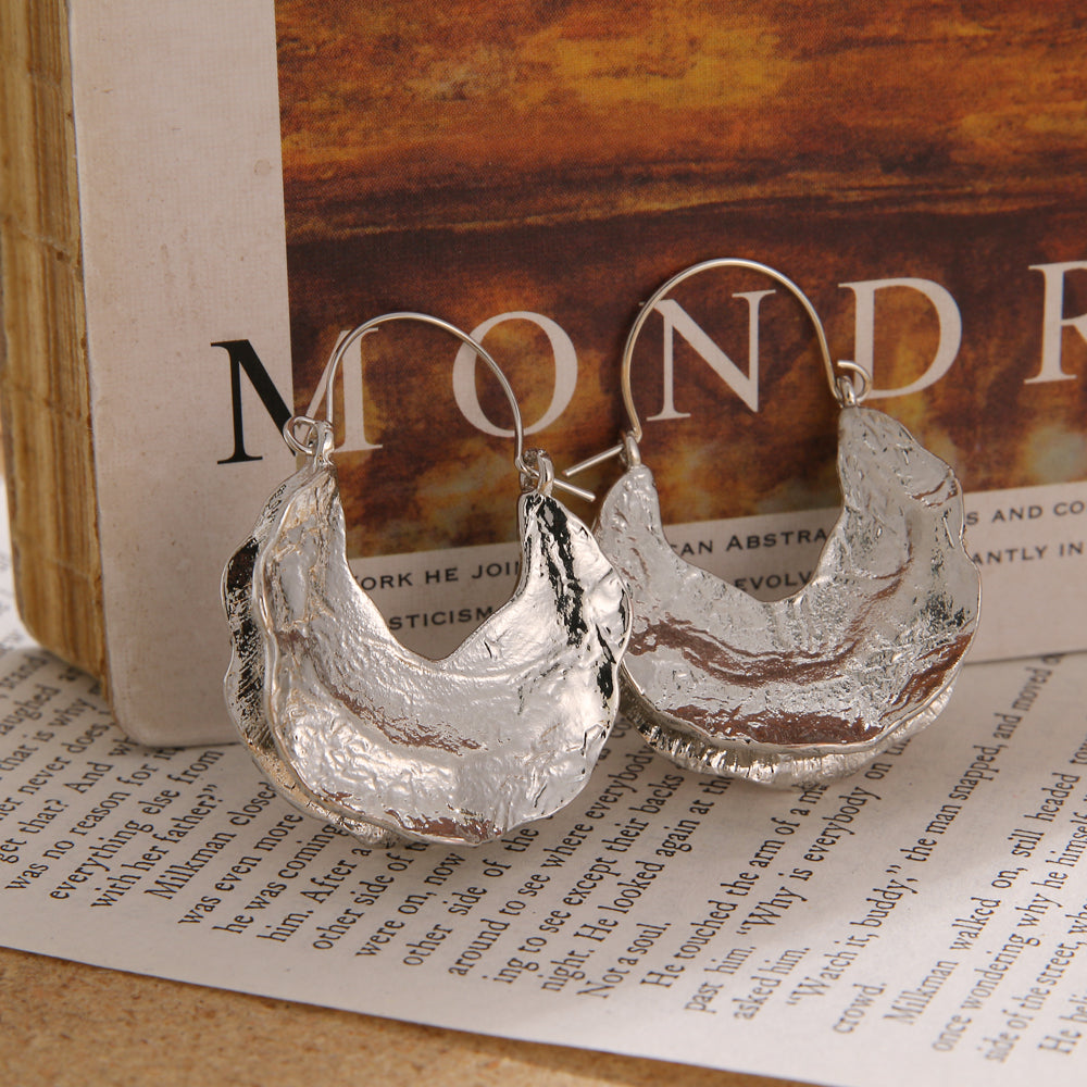 Pendientes vintage en plata y oro