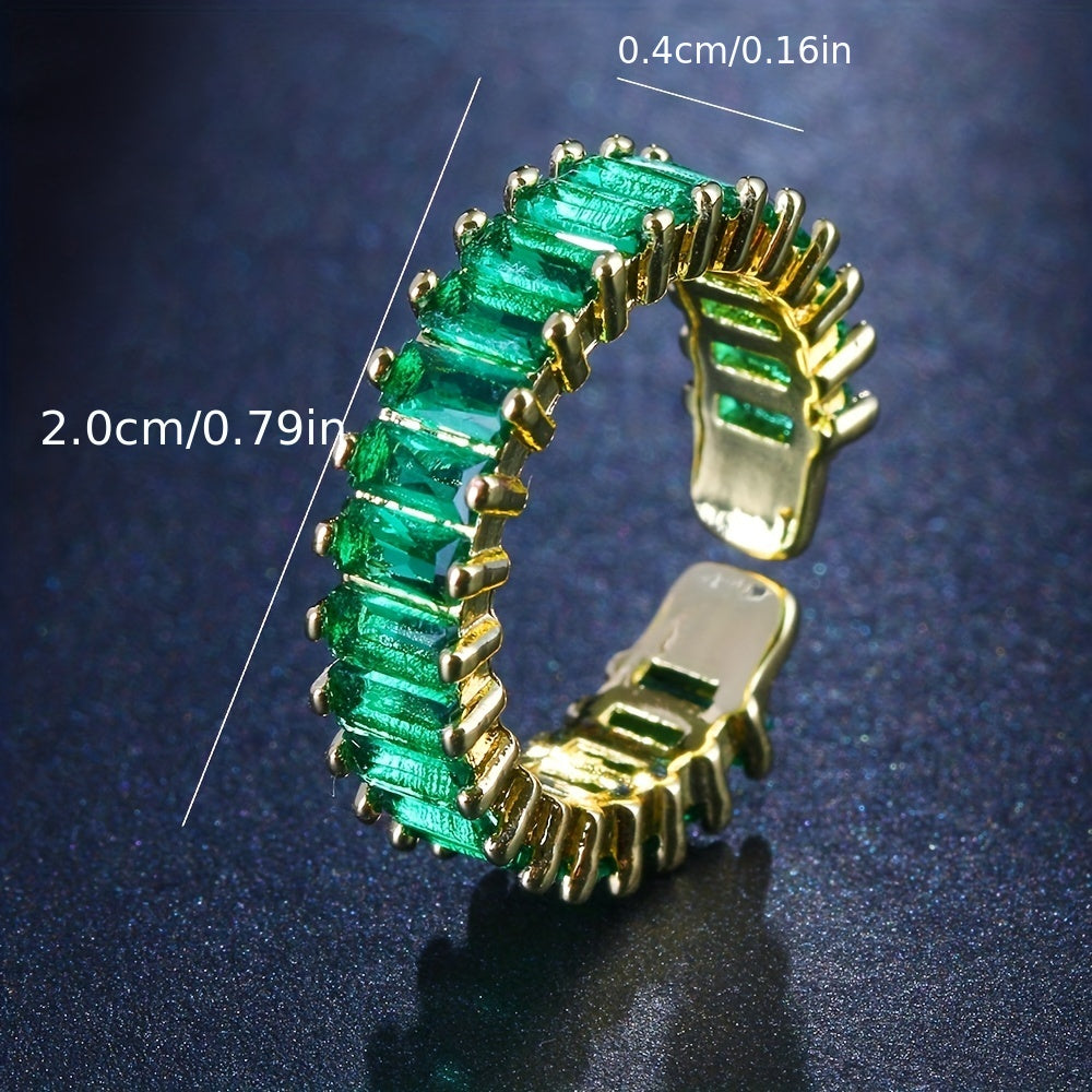 Anillo de Oro y Esmeralda