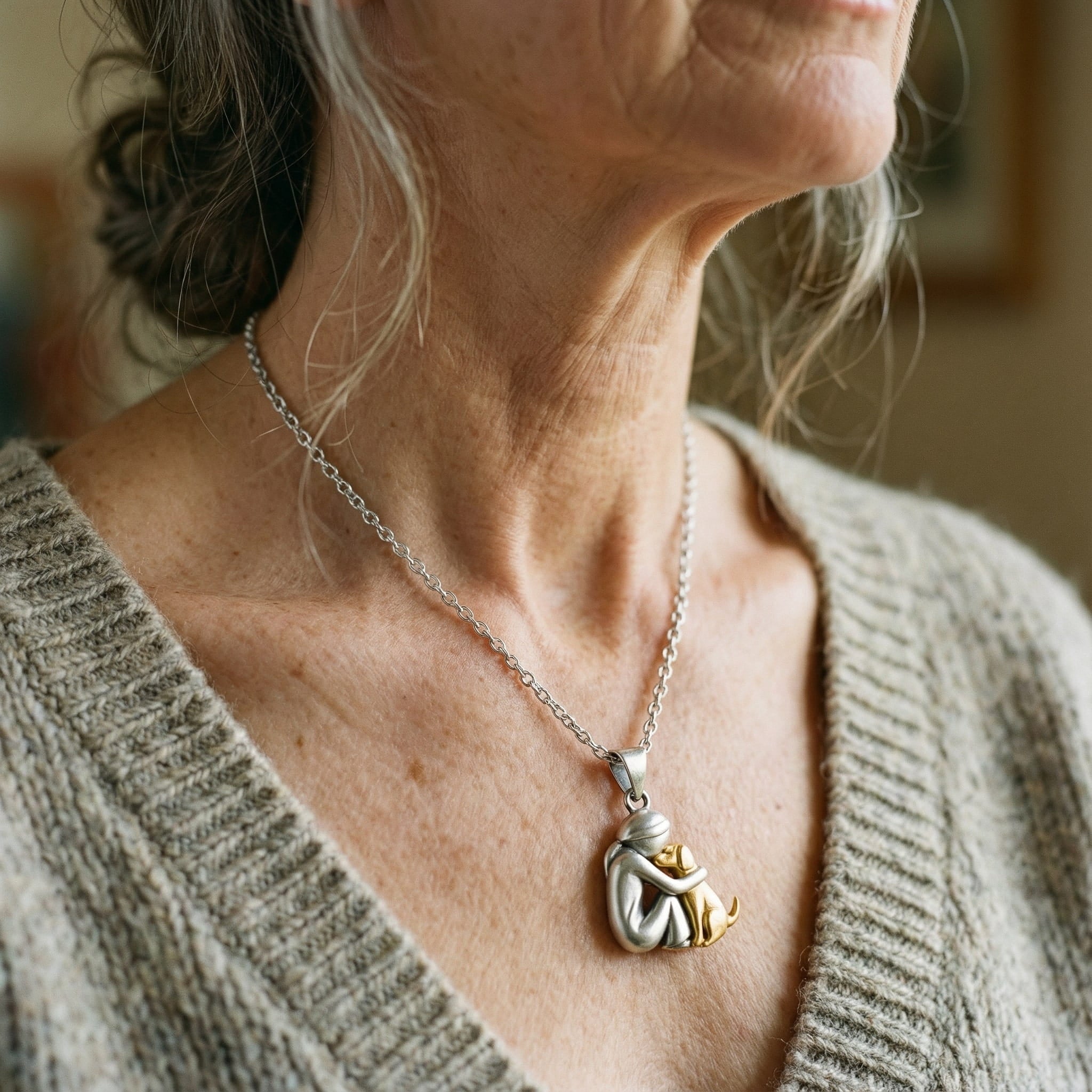 Collar del Abrazo con Colgante