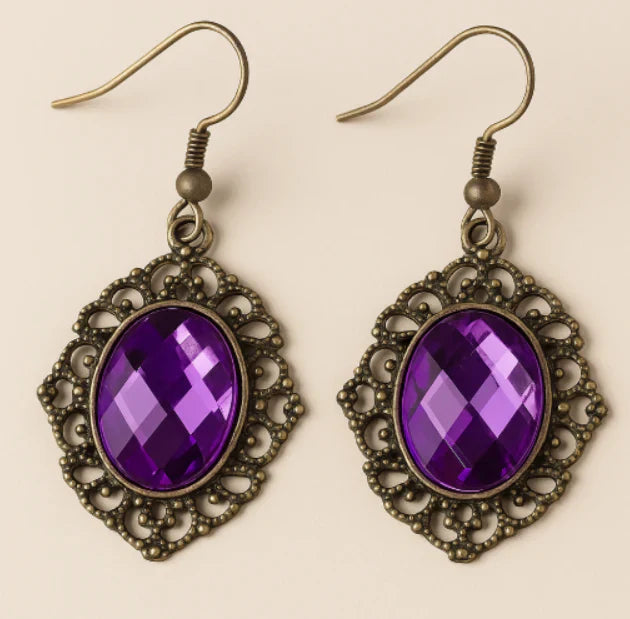 Pendientes Yara Amatista